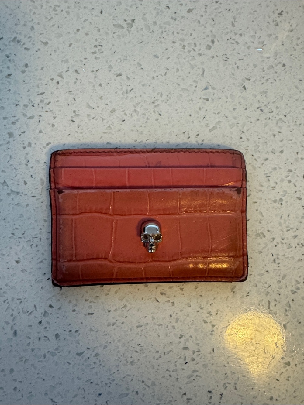 Worn Alexander McQueen wallet
